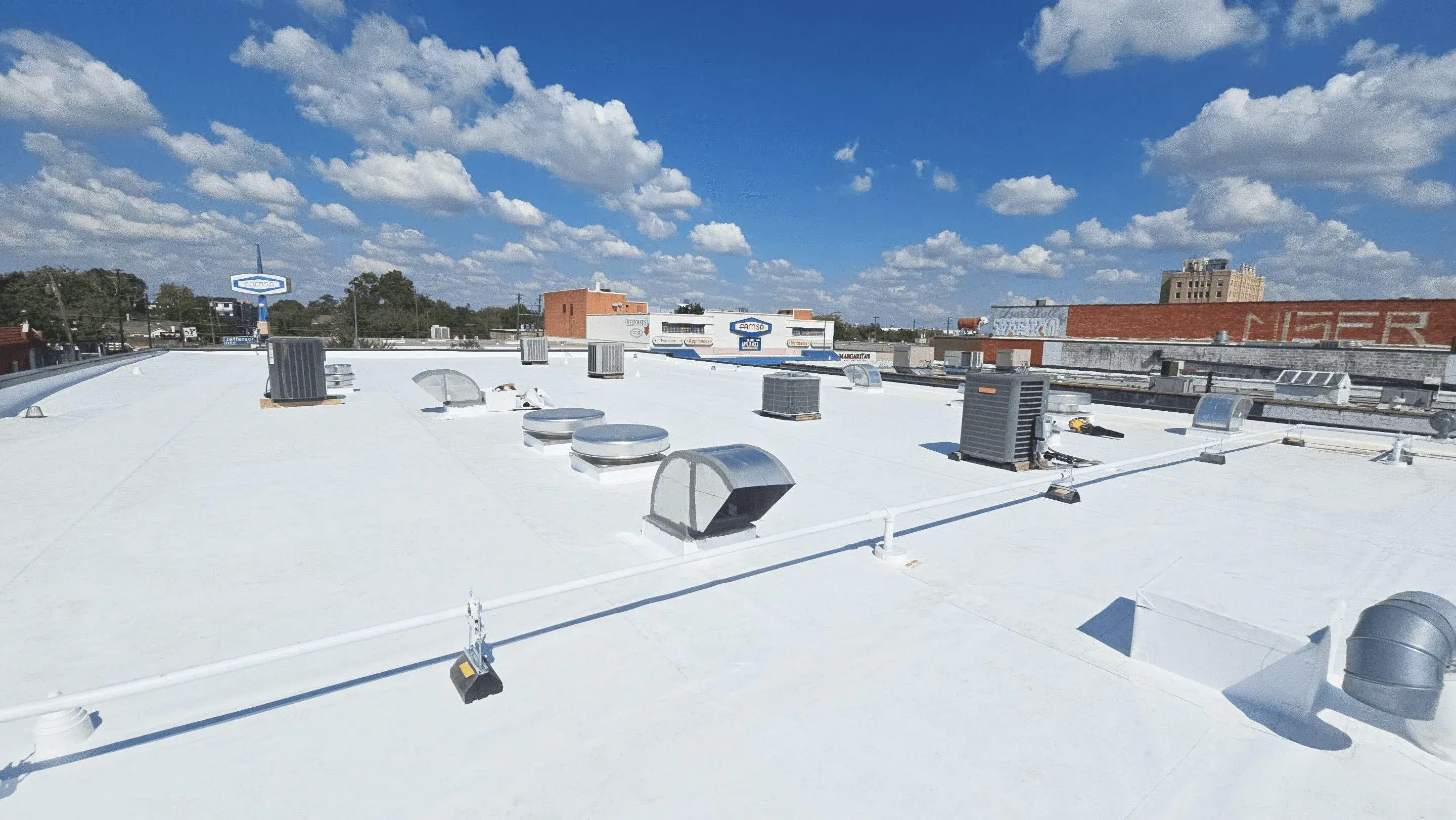 Commercial Roof Tear-Off and Replacement commercial roofing image